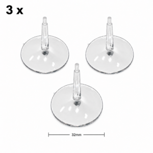 32mm Socle - Transparent (x3)
